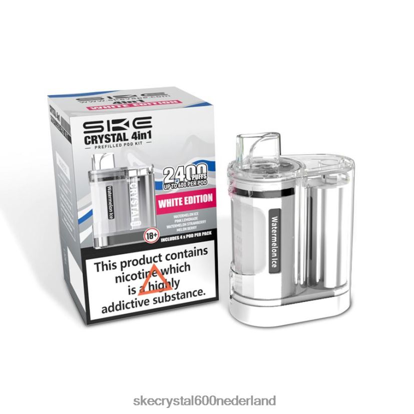 SKE crystal 2400 4 in 1 podkit gemengd witte editie FZZJ5 SKE Vape Bestellen