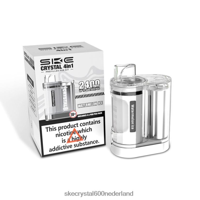SKE crystal 2400 4-in-1-podset watermeloen ijs FZZJ10 Crystal Bar Vape Prijs