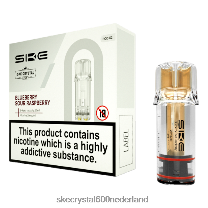 SKE kristallen vapes plus pods bosbes zure framboos FZZJ107 SKE Wegwerp Vape