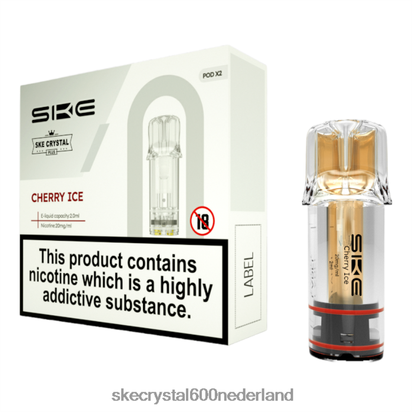 SKE kristallen vapes plus pods kersen ijs FZZJ106 SKE Vapes Smaken