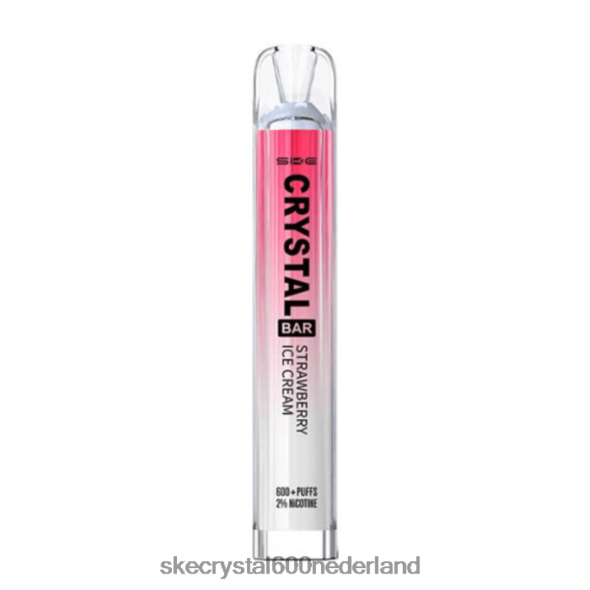 SKE wegwerpvape met kristallen staaf aardbeienijs FZZJ80 Crystal Bar Vape Prijs