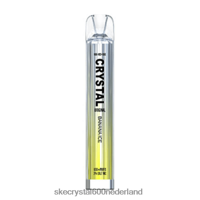 SKE wegwerpvape met kristallen staaf bananen ijs FZZJ62 SKE Crystal Bar Nederland