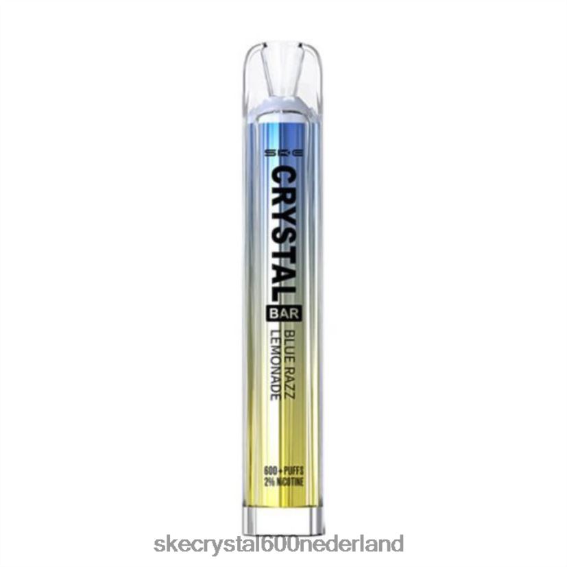 SKE wegwerpvape met kristallen staaf blauwe razz-limonade FZZJ68 SKE Vape Kopen